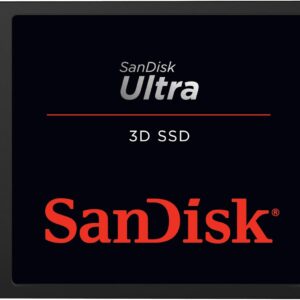 SanDisk Ultra 3D SSD 4 TB SATA 2.5", 3D NAND Technologie, n-Cache 2.0 Technologie, con hasta 560 MB/s, Negro