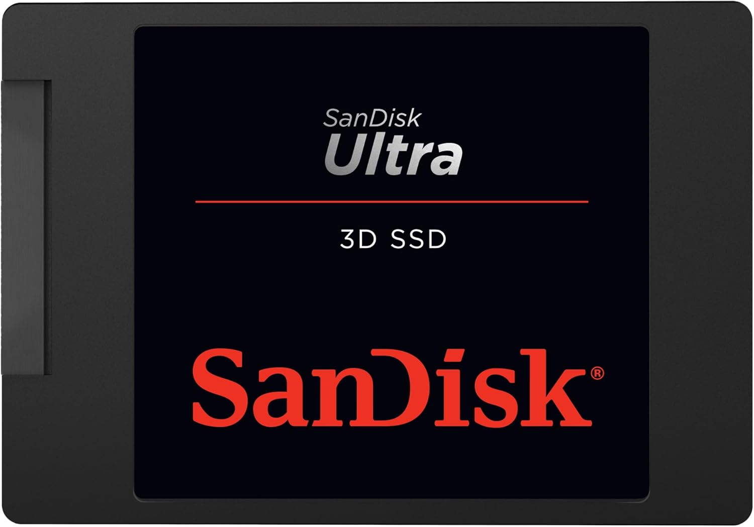 SanDisk Ultra 3D SSD 4 TB SATA 2.5", 3D NAND Technologie, n-Cache 2.0 Technologie, con hasta 560 MB/s, Negro - 1