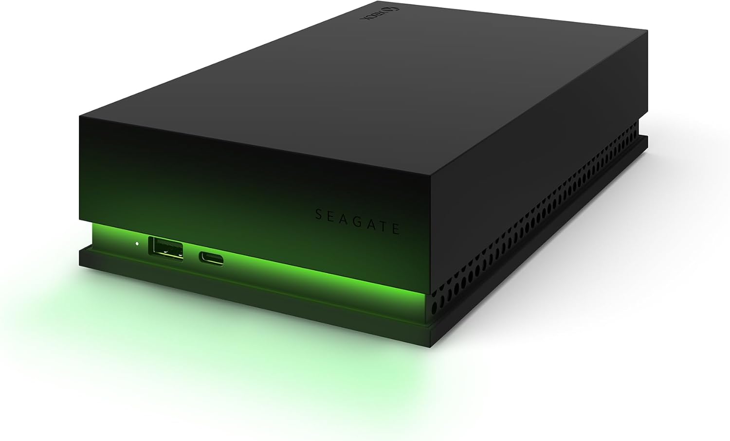 Seagate Game Drive Hub 8TB, Disco Duro Externa HDD, USB 3.2 Gen 1, Puertos USB-C y USB-A Dobles, certificada para Xbox, con iluminación LED Verde Xbox y Servicios Rescue (STKW8000402) - 1