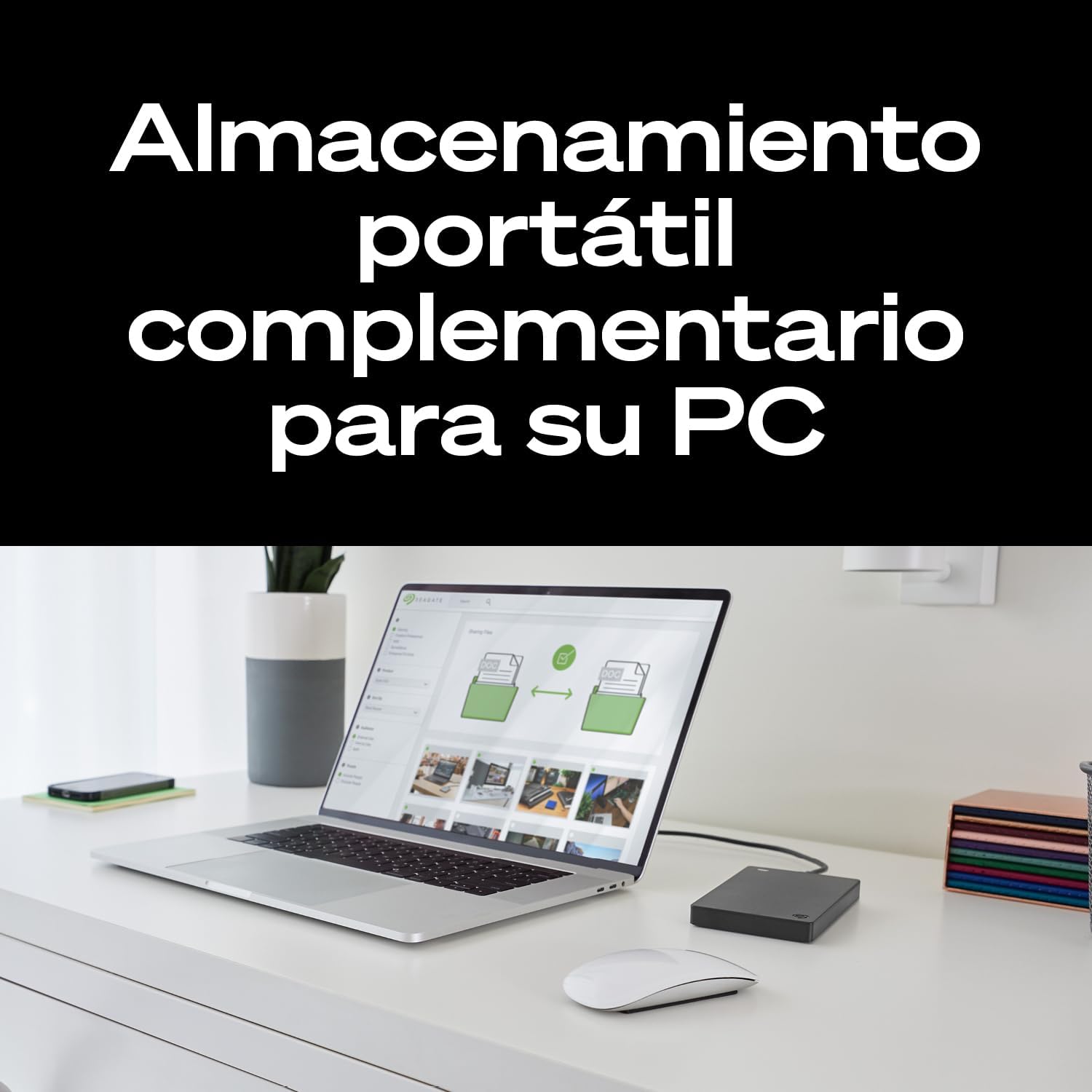 Seagate Portable Drive 5TB, Unidad De Disco Duro Externo, USB 3.0 para PC, ordenador portátil y Mac y servicios Rescue, Amazon Special Edition (STGX5000400) - 4