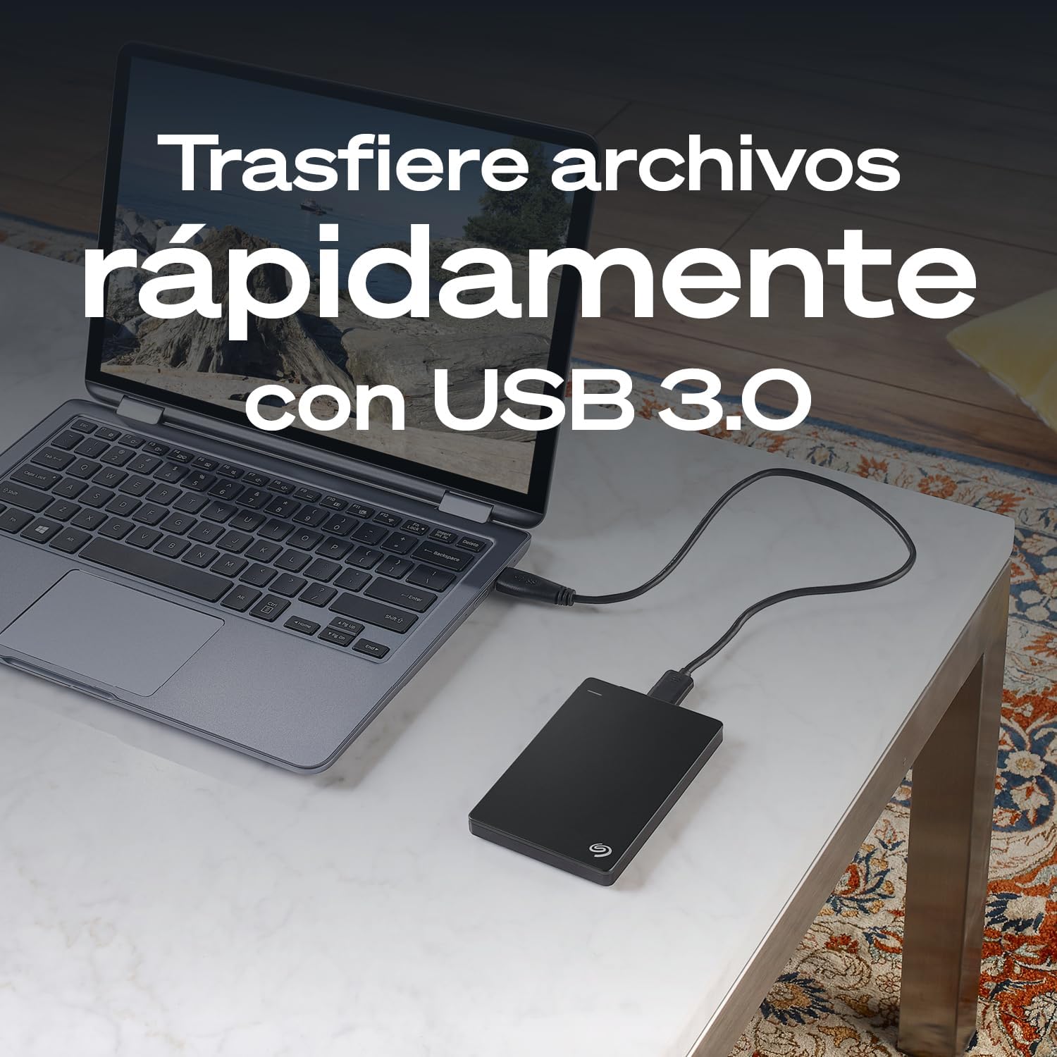 Seagate Portable Drive 5TB, Unidad De Disco Duro Externo, USB 3.0 para PC, ordenador portátil y Mac y servicios Rescue, Amazon Special Edition (STGX5000400) - 6