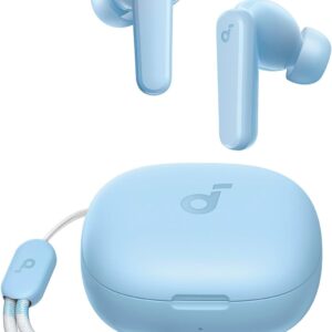 Soundcore P20i Auriculares inalámbricos Bluetooth by Anker, diafragmas de 10mm con Big Bass, Auriculares Bluetooth 5.3, Reproducción 30H, IPX5, 2 micros para Llamadas nítidas con IA, EQ Personalizado
