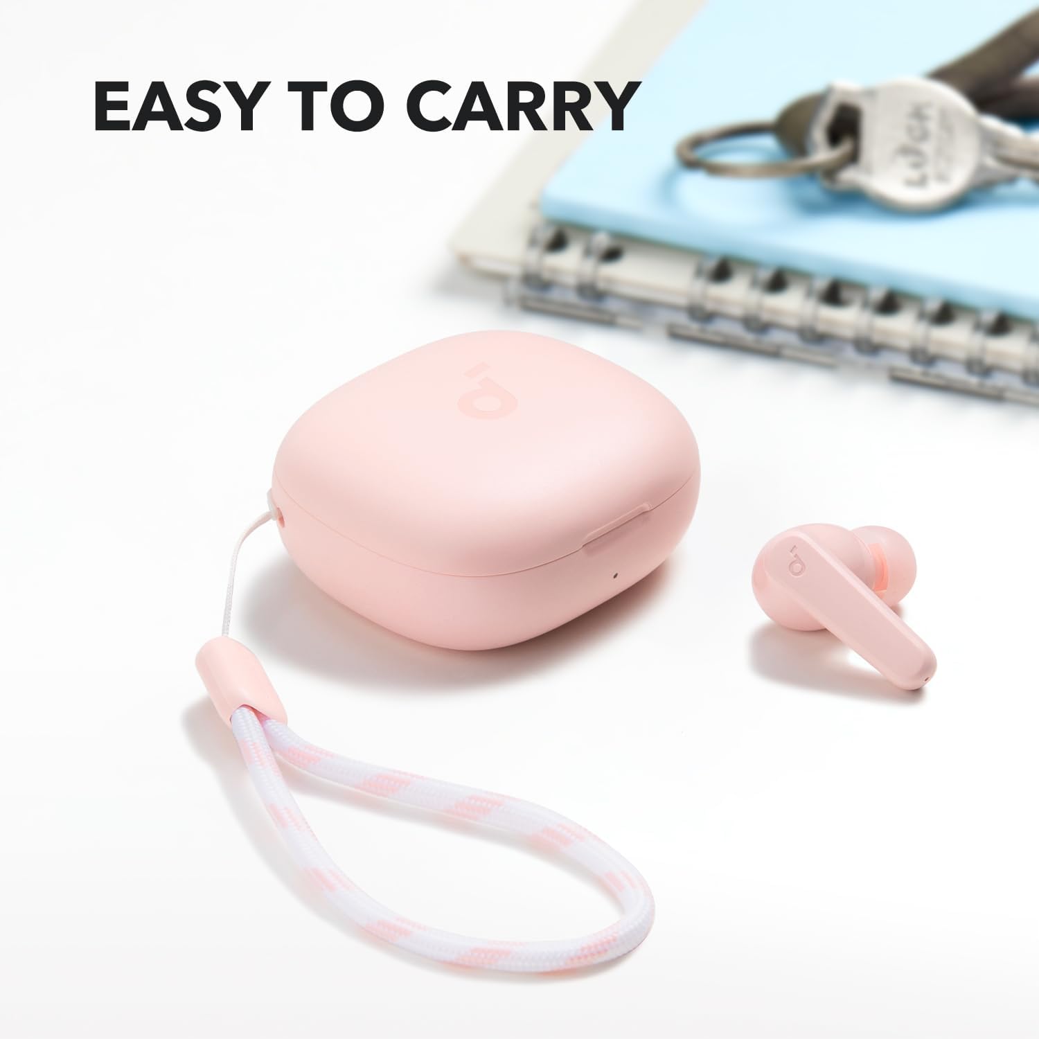 Soundcore P20i Auriculares inalámbricos Bluetooth by Anker, diafragmas de 10mm con Big Bass, Auriculares Bluetooth 5.3, Reproducción 30H, IPX5, 2 micros para Llamadas nítidas con IA, EQ Personalizado - 4