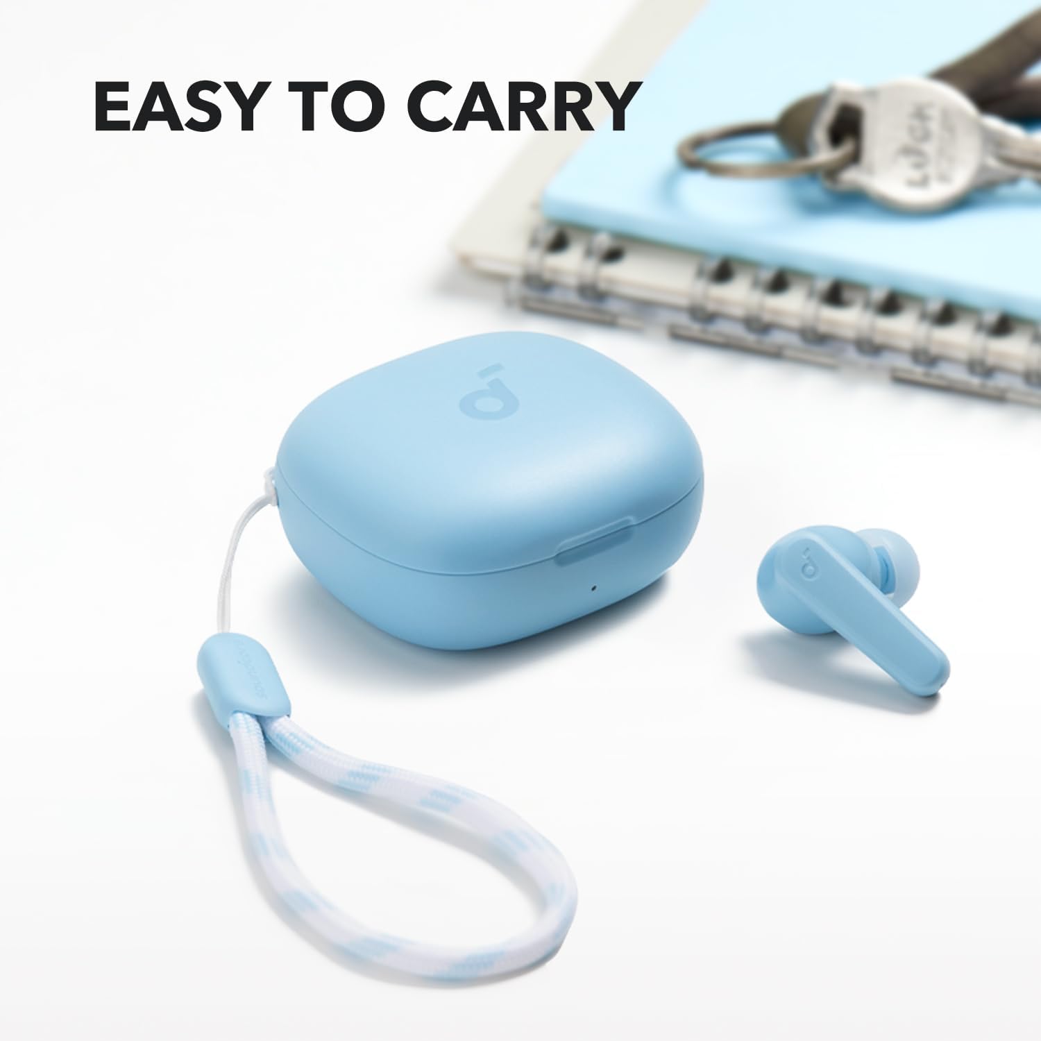 Soundcore P20i Auriculares inalámbricos Bluetooth by Anker, diafragmas de 10mm con Big Bass, Auriculares Bluetooth 5.3, Reproducción 30H, IPX5, 2 micros para Llamadas nítidas con IA, EQ Personalizado - 6