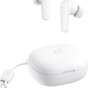 Soundcore P20i Auriculares inalámbricos Bluetooth by Anker, diafragmas de 10mm con Big Bass, Auriculares Bluetooth 5.3, Reproducción 30H, IPX5, 2 micros para Llamadas nítidas con IA, EQ Personalizado