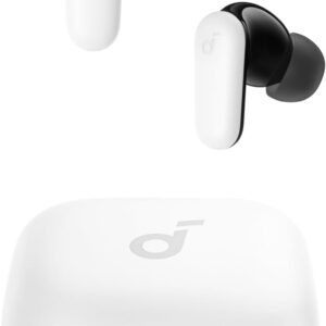 Soundcore P30i de Anker Auriculares con Cancelación de Ruido, Cancelación de Ruido Potente e Inteligente, Graves Potentes, 45 Horas de Reproducción, Estuche 2 en 1 y Soporte para el Móvil, IP54