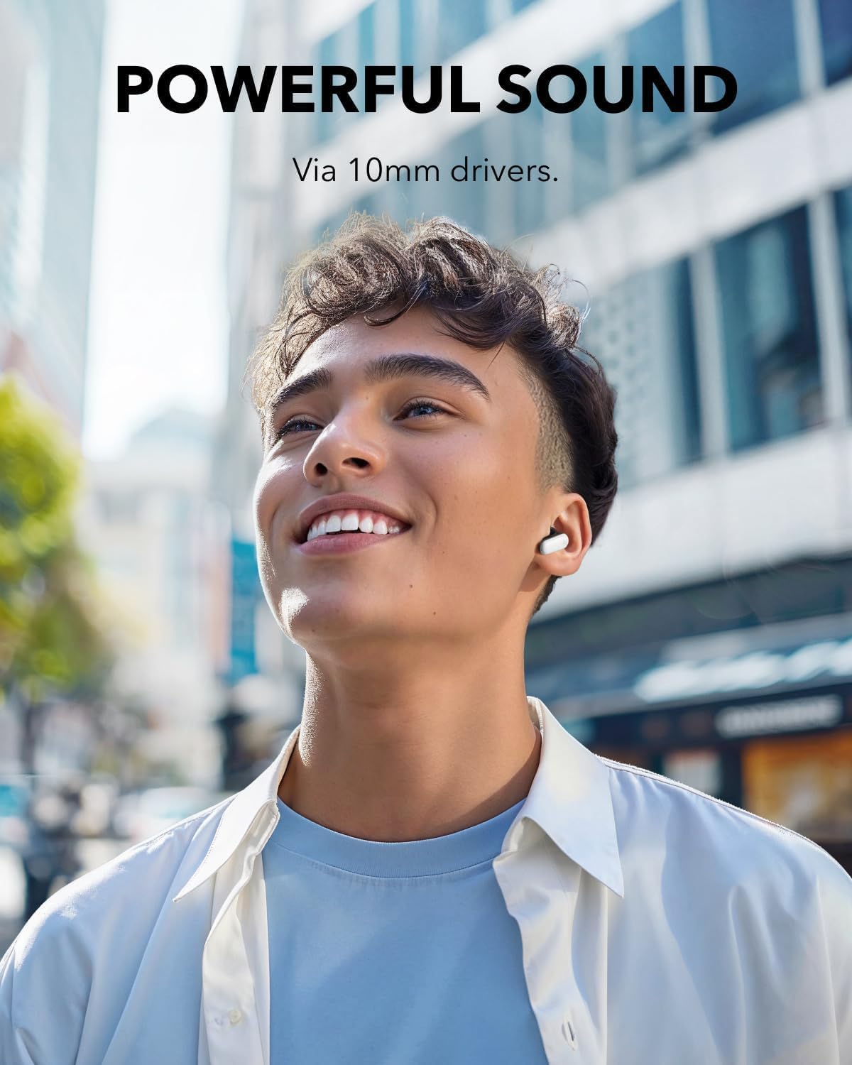 Soundcore P30i de Anker Auriculares con Cancelación de Ruido, Cancelación de Ruido Potente e Inteligente, Graves Potentes, 45 Horas de Reproducción, Estuche 2 en 1 y Soporte para el Móvil, IP54 - 4