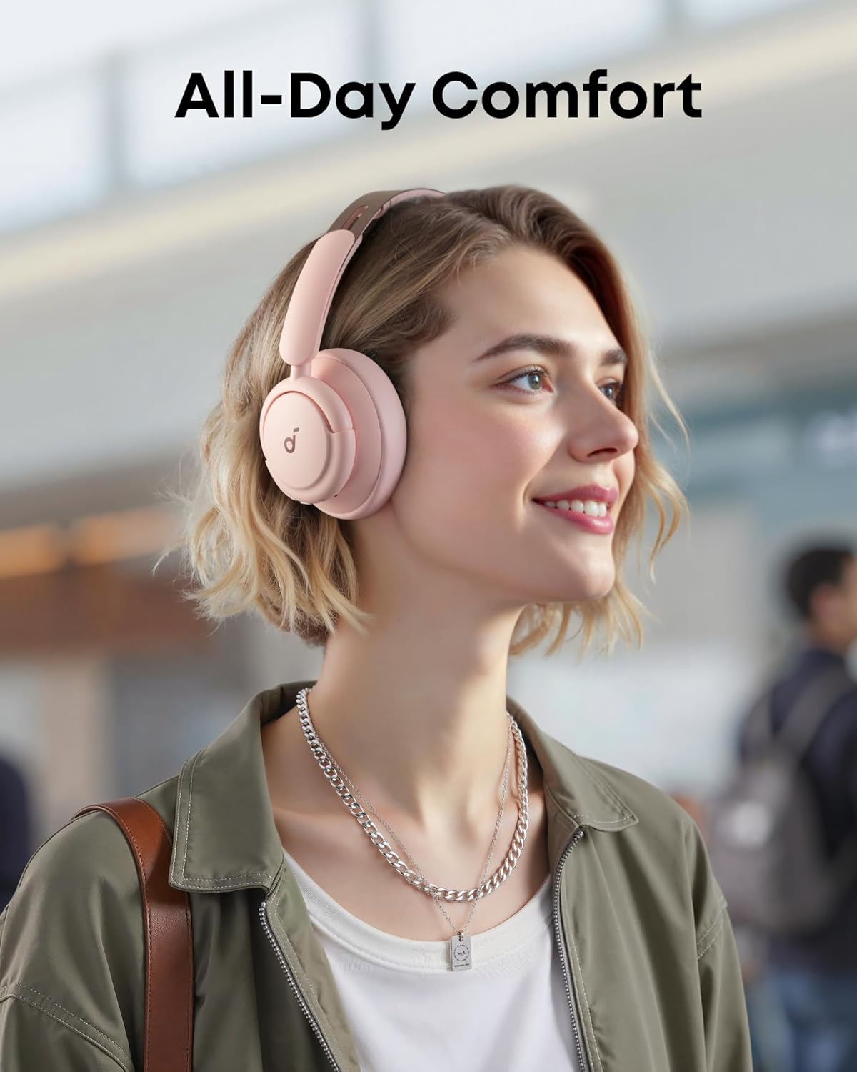 Soundcore de Anker Q30 Cascos Inalámbricos Bluetooth Cancelación de Ruido Activa Híbrida con Varios Modos, Sonido Hi-Res, EQ personalizado vía App, 50H Reproducción, Ajuste Cómodo, Conexión Multipunto - 4