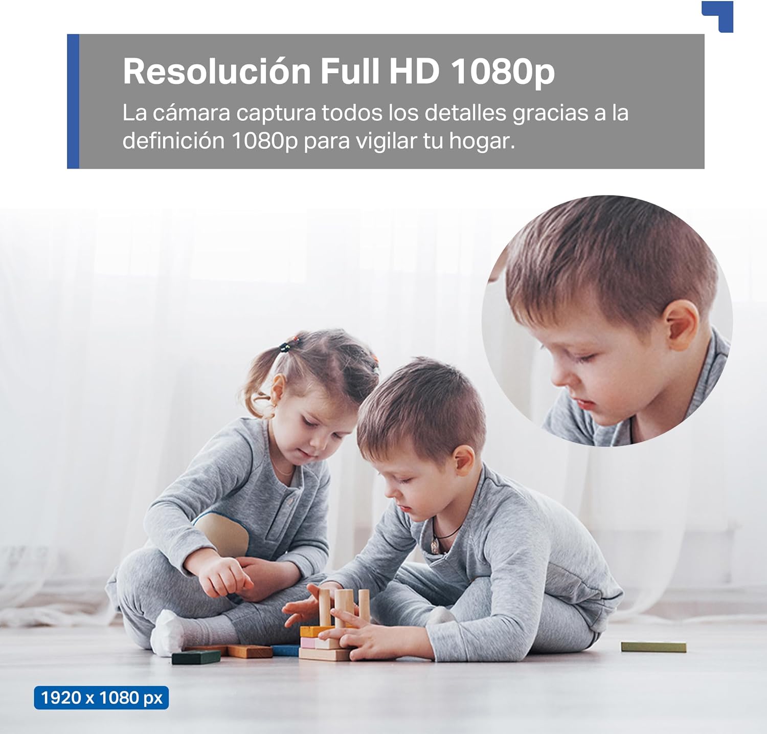 Tapo C200 - Cámara IP WiFi 360° Cámara de Vigilancia FHD 1080p,Visión Nocturna, Notificaciones en Tiempo Real, Admite Tarjeta SD,Detección de Movimiento,Control Remoto,Compatible con Alexa - 3