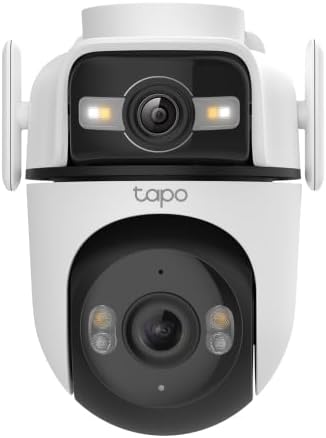 Tapo C545D - Cámara de Seguridad Exterior Wi‑Fi 2K Dual Lente Pan/Tilt con Seguimiento Inteligente, visión Nocturna a Color, detección IA de Personas/Mascotas/vehículos y Audio bidireccional - 2