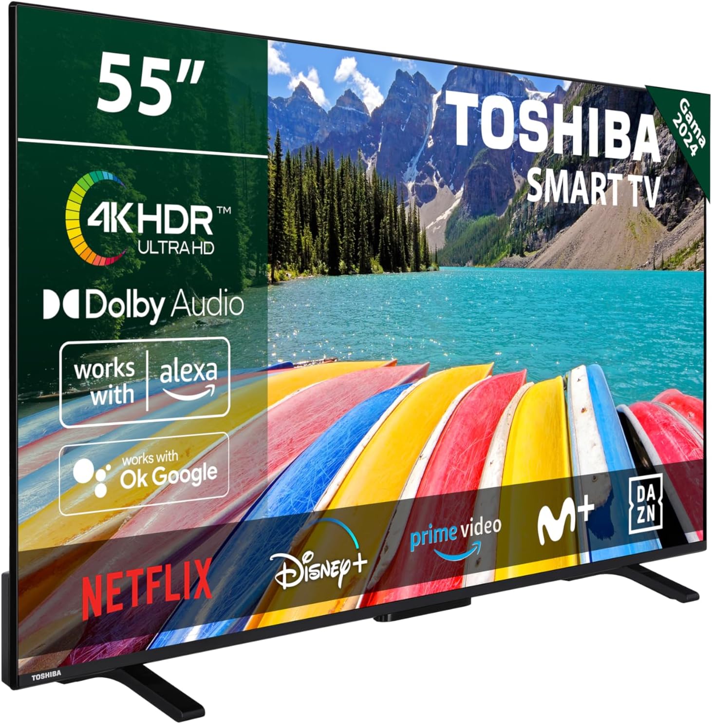 Toshiba 32LV3563DG Smart TV de 32", con Resolución Full HD (1920 x 1080), HDR, Compatible con Asistente de Voz Alexa - 4