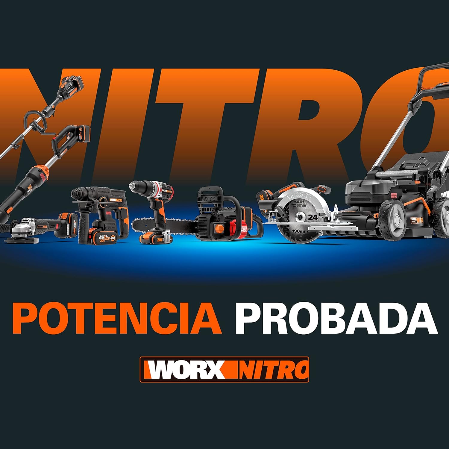 WORX PowerShare Pro WA3644 - Batería Recargable de Iones de Litio (20 V, 4,0 Ah, Mayor Seguridad y Mayor Tiempo de Funcionamiento, con indicador LED, innovadora tecnología Heatshield, Adecuada para - 2