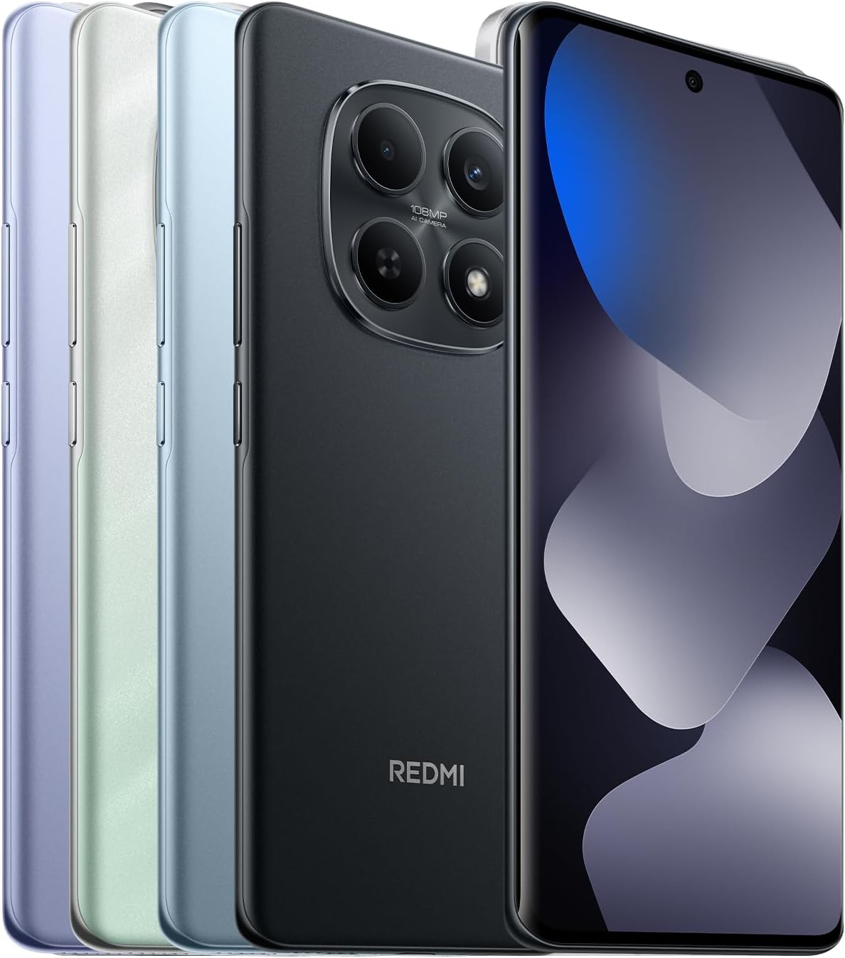 XIAOMI REDMI Note 15 - Smartphone de 6+128GB, Pantalla AMOLED FHD+ de 6,77", MediaTek Helio G100-Ultra, cámara de 108MP, batería de 6000 mAh, Cargador no Incluido, Azul Glaciar (Versión ES) - 2