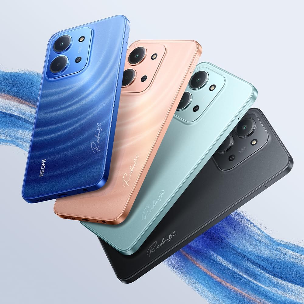 XIAOMI Redmi 15C - Smartphone de 4+128GB, Cámara Dual con IA de 50 MP, Pantalla inmersiva de 6,9" 120 Hz, Potente procesador octacore, Carga rápida de 33W, Cargador no Incluido, Azul (Versión ES) - 5