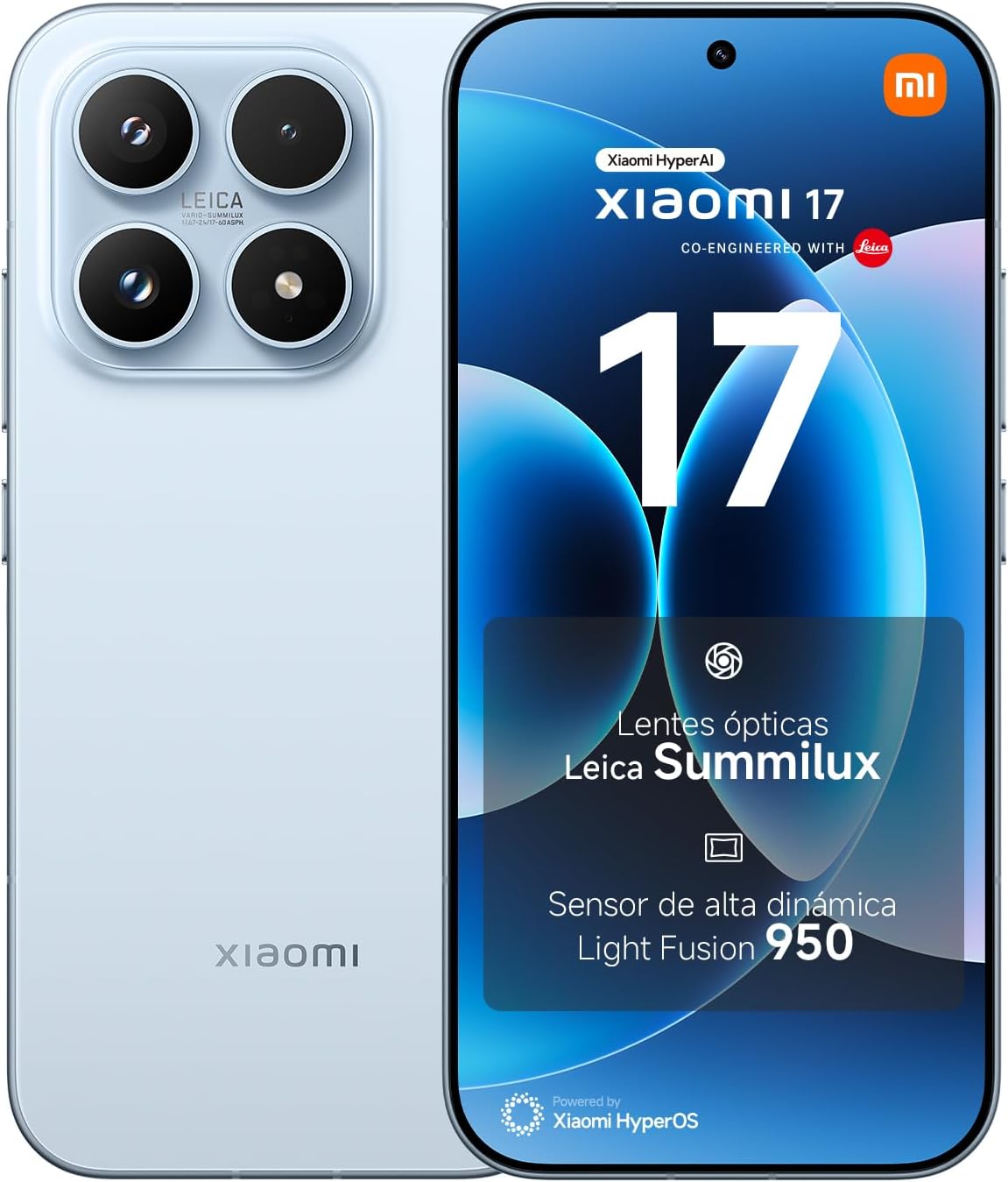 Xiaomi 17 Ultra, Smartphone 16+1024GB, Leica 200MP 75–100mm Teleobjetivo, tecnología LOFIC HDR, Carpa, HyperAI, Leica APO Lente Óptica, Starlit Green, 1 año de garantía adicional, cargador no incluido - 6