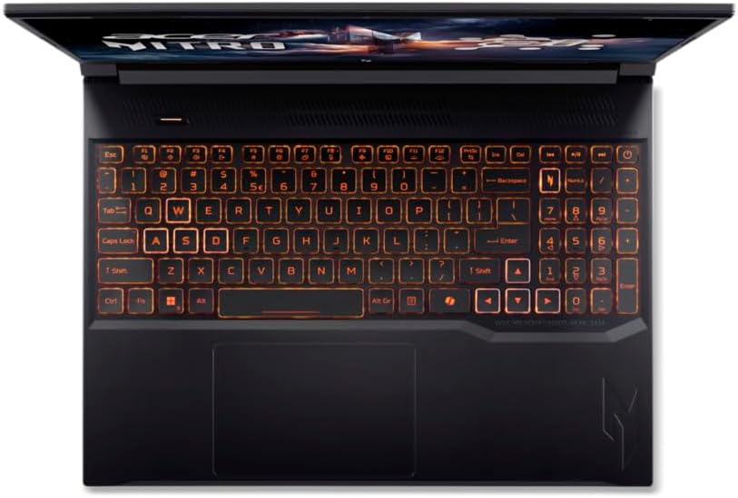 acer Nitro V 16 AI ANV16-42, Ordenador Portátil Gaming 16", WUXGA IPS (AMD Ryzen 7 260, 16 GB RAM, 512 GB SSD, NVIDIA GeForce RTX 5050, Sin Sistema Operativo) Negro, Teclado QWERTY Español - 3