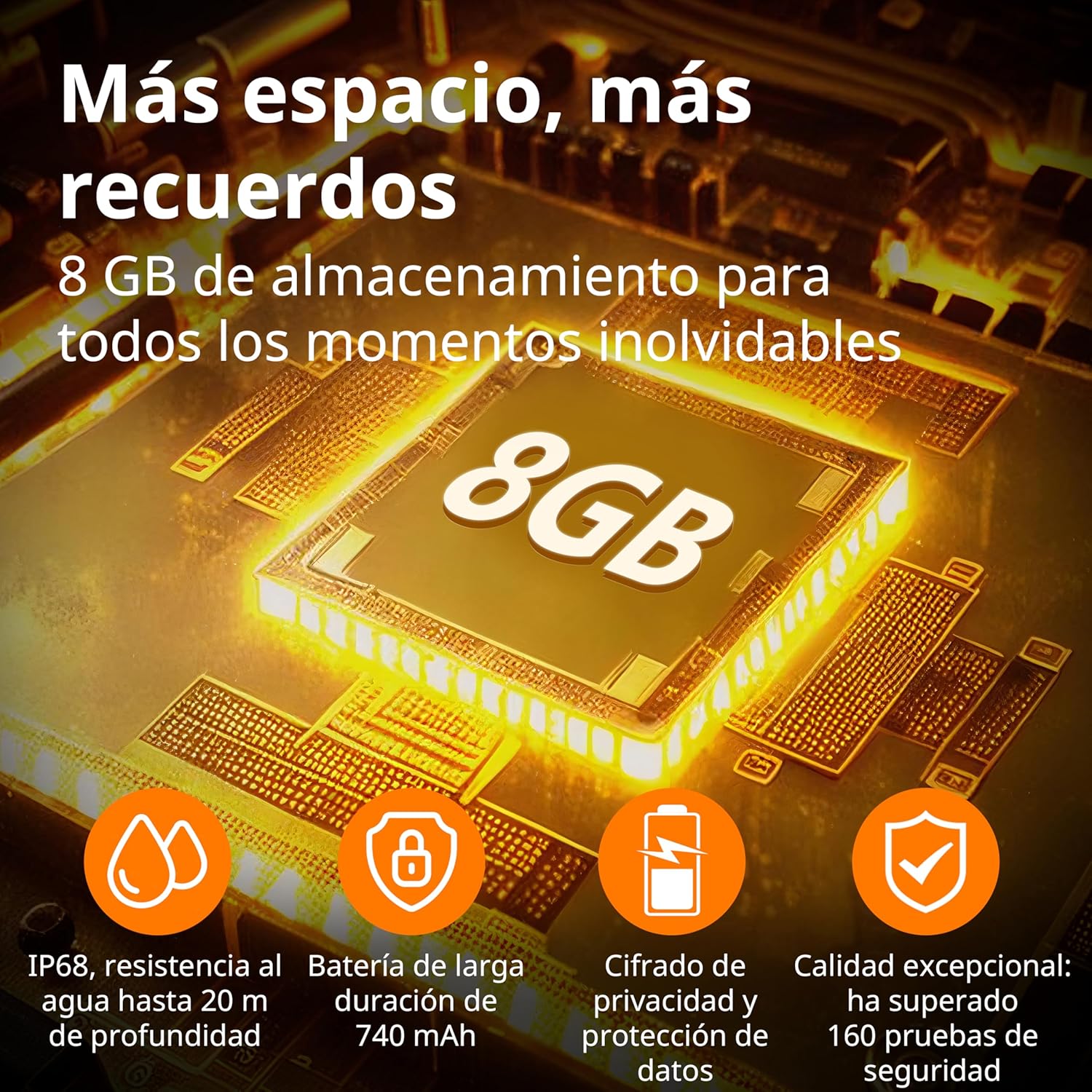 imoo Z3, Reloj Inteligente niño, Reloj niños GPS y Llamadas, SIM, videollamadas HD, Control Parental, Modo Colegio, protección IPX8, SOS, Pantalla táctil 1,5", niños (Rosa) - 5