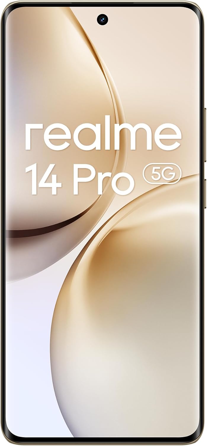 realme 14 Pro Smartphone 5G,Blanco,Batería 5130 mAh, cámara Sony IMX882 OIS AI,Diseño Que Cambia de Color con el frío,IP69,18GB(8+10expansión)+256GB,Exclusivo de Amazon(sin Adaptador) - 2