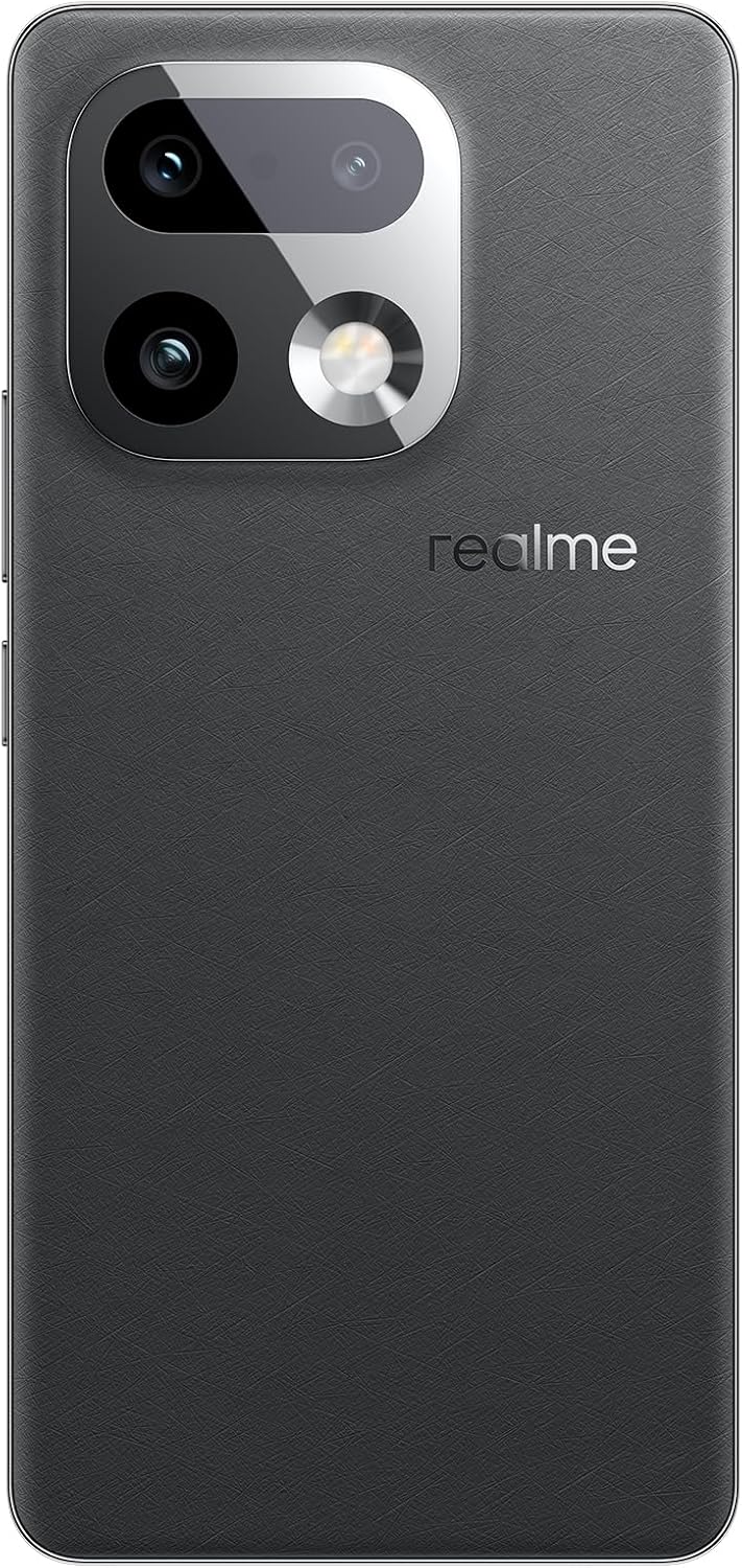 realme 16 Pro+ 5G Smartphone, 8GB+256GB, Pantalla Curva AMOLED 144Hz 6,8", Batería 7000mAh, Cámara 200MP OIS, IP69K, Carga Rápida 80W, Dual SIM, Next AI, Gris (con Adaptador) - 5