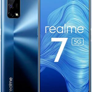 realme 7 5G - smartphone de 6.5, 6GB RAM + 128GB de ROM, 120Hz Ultra Smooth Display, 48MP Quad Camera, batería con 5000mAh y carga de 30W Dart Charge, Color Azul [Versión ES/PT]