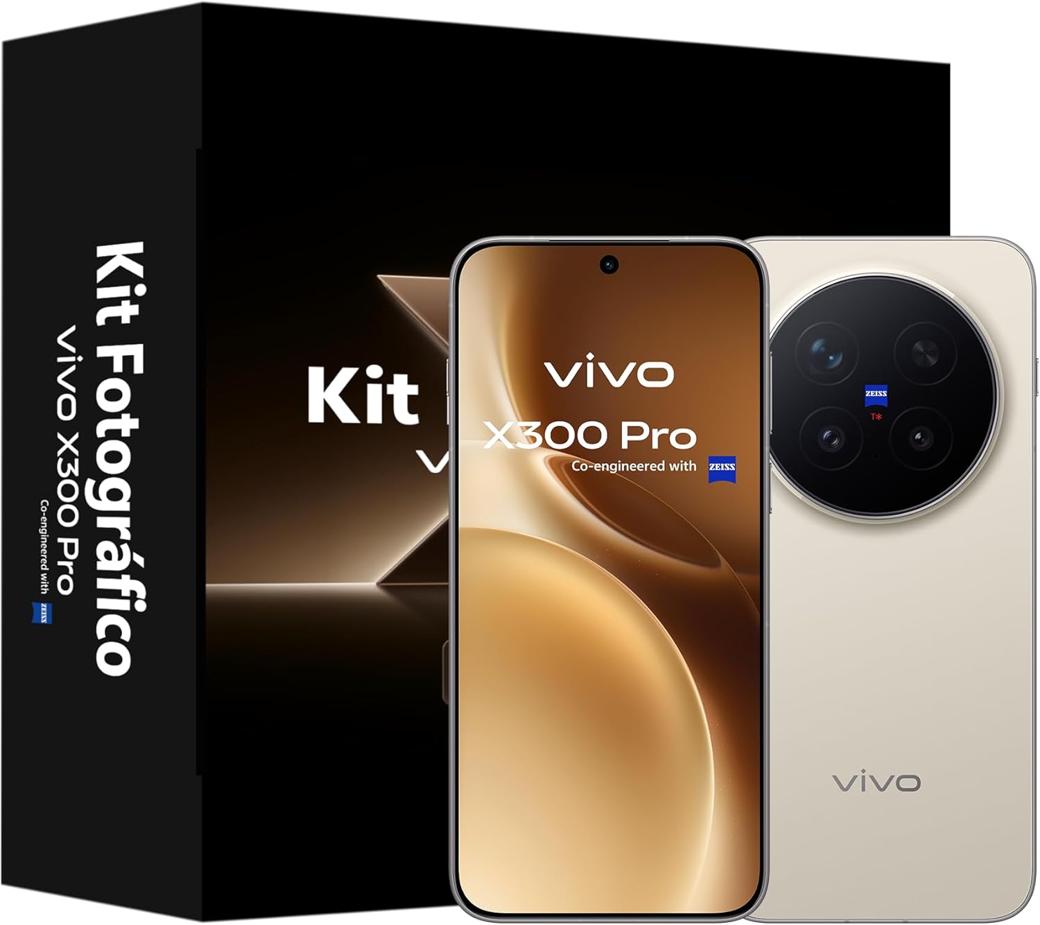 vivo X300 Pro Móvil 5G, 16GB + 512GB, Pantalla Plana de 6,78", cámara con teleobjetivo ZEISS APO de 200MP, procesador MediaTek Dimensity 9500, Smartphone con Kit de fotográfico, 4 años de garantía - 1