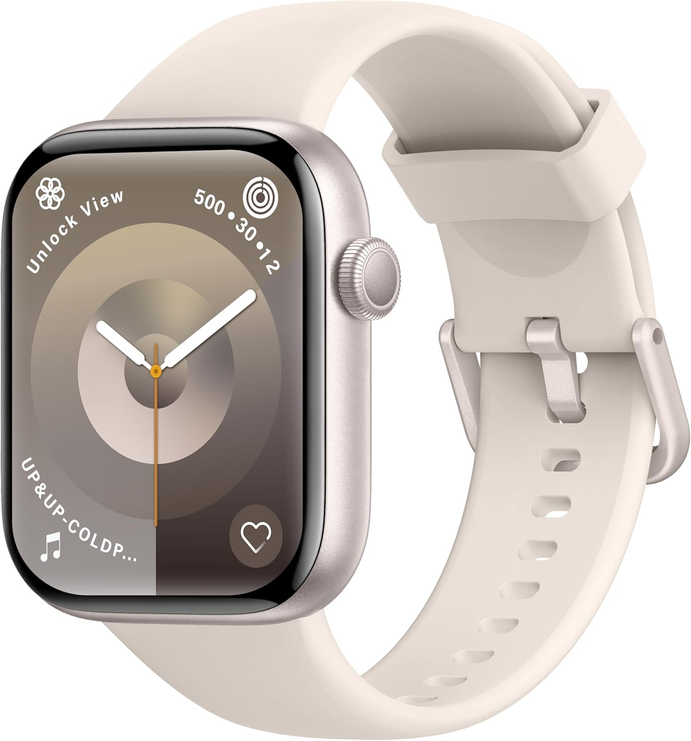 AcclaFit Reloj Inteligente Mujer Hombre, 1.85" Smartwatch con Llamadas Bluetooth, 140+ Modos Deportivos con SpO2/Pulsómetro/Monitor de Sueño/Podómetro, Impermeable IP68 para Android iOS - 1