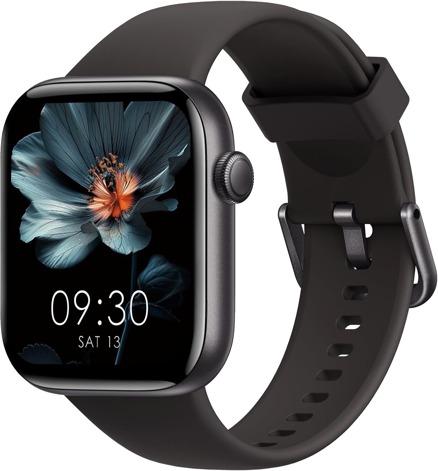 AcclaFit Reloj Inteligente Mujer Hombre, 1.85" Smartwatch con Llamadas Bluetooth, 140+ Modos Deportivos con SpO2/Pulsómetro/Monitor de Sueño/Podómetro, Impermeable IP68 para Android iOS - 1