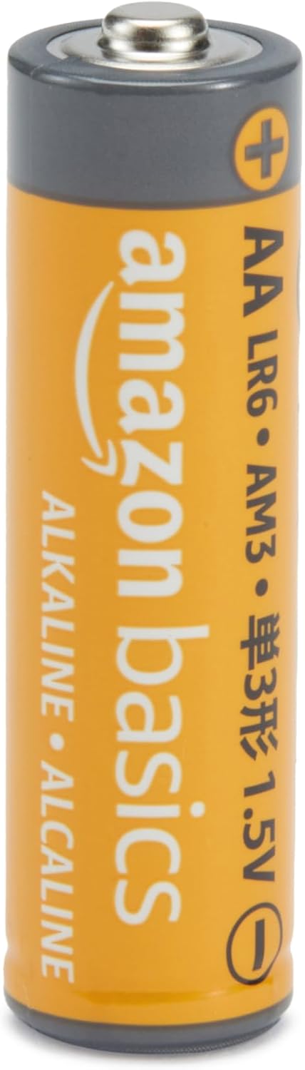 Amazon Basics - Paquete de 20 pilas alcalinas AA de alto rendimiento, 1,5 voltios, vida útil de 10 años - 2