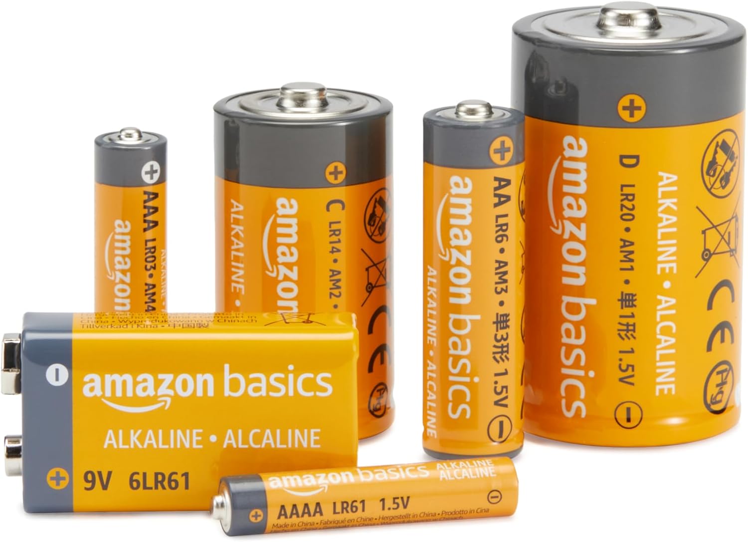 Amazon Basics - Paquete de 20 pilas alcalinas AA de alto rendimiento, 1,5 voltios, vida útil de 10 años - 4