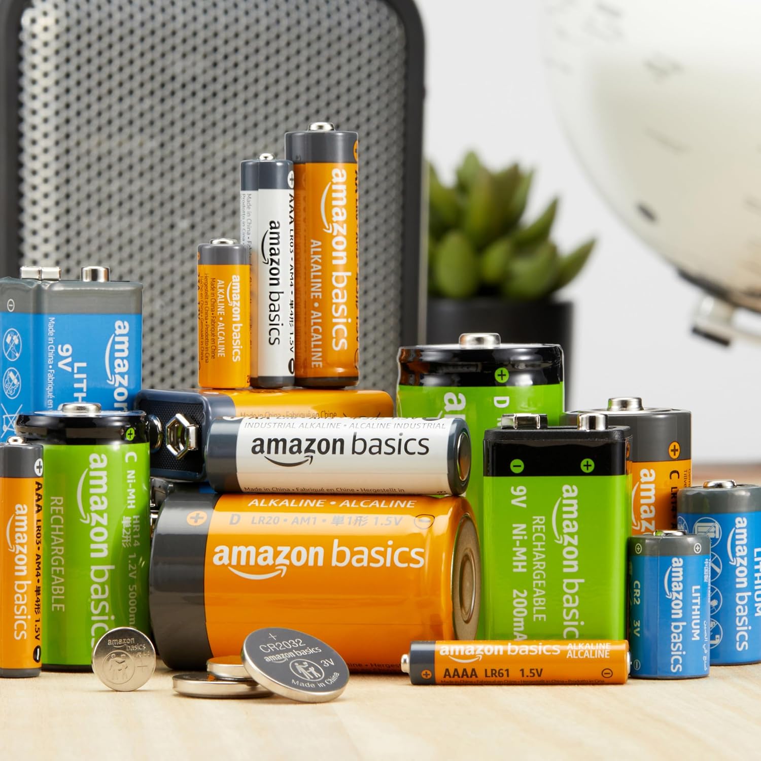 Amazon Basics - Paquete de 20 pilas alcalinas AA de alto rendimiento, 1,5 voltios, vida útil de 10 años - 6