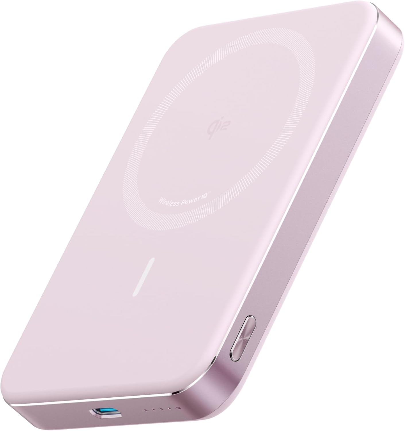 Anker MagGo Power Bank, Batería magnética ultradelgada de 10000 mAh, Certificado Qi2, Cargador Portátil 15 W, Cargador Compatible con MagSafe, diseño ergonómico, Solo para iPhone 15/14/13/12 - 1