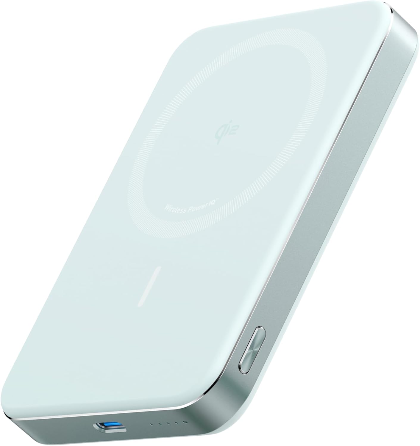 Anker MagGo Power Bank, Batería magnética ultradelgada de 10000 mAh, Certificado Qi2, Cargador Portátil 15 W, Cargador Compatible con MagSafe, diseño ergonómico, Solo para iPhone 15/14/13/12 - 1