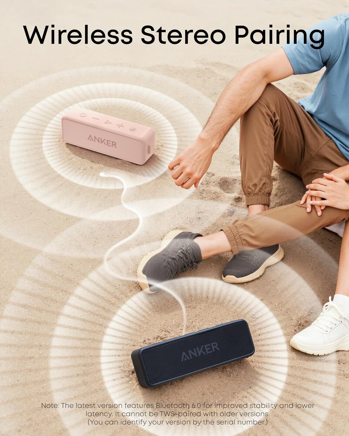 Anker Soundcore 2 Altavoz Bluetooth Portátil con Sonido Estéreo de 12 W, BassUp, IPX7 Resistente al Agua, 24 Horas Reproducción, Emparejamiento Estéreo Inalámbrico, para hogar, Exterior y Viaje - 6