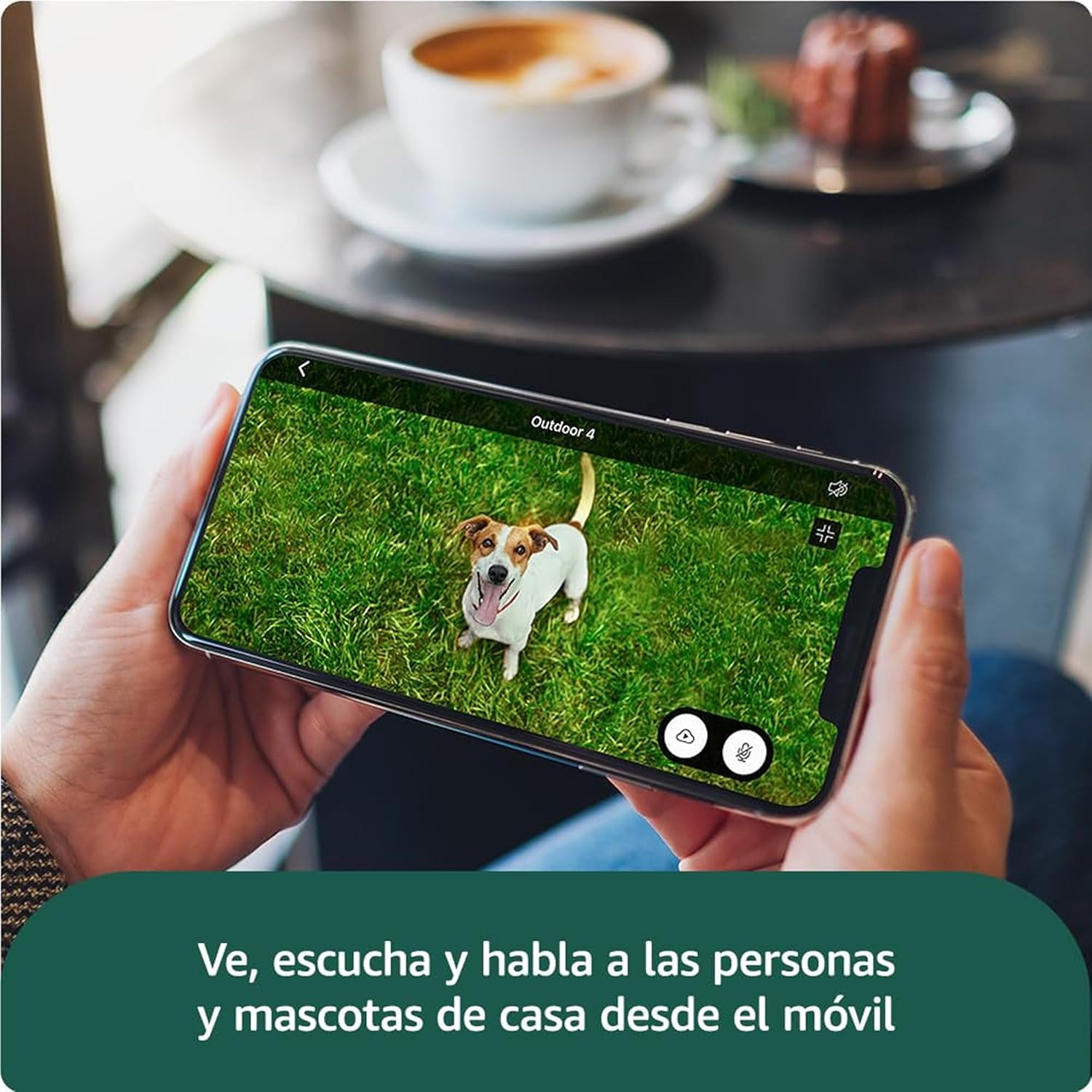 Blink Outdoor 4 + Cámara Mini 2K+ Blink Blanco (última generación) | cámara de seguridad inteligente HD sin cables, 2 años de autonomía| sistema de 1 cámara con Sync Module Core incluido - 4