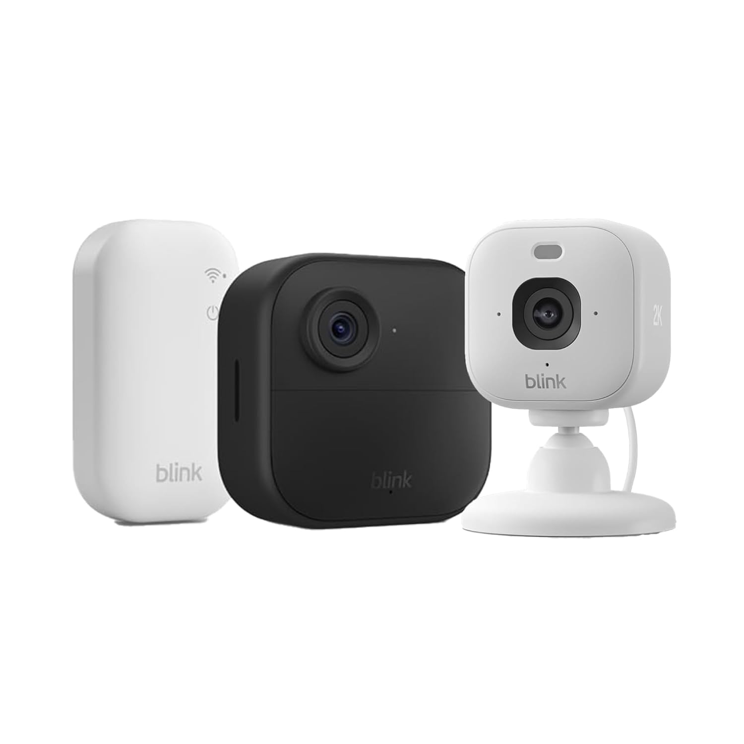 Blink Outdoor 4 + Cámara Mini 2K+ Blink Blanco (última generación) | cámara de seguridad inteligente HD sin cables, 2 años de autonomía| sistema de 1 cámara con Sync Module Core incluido - 1