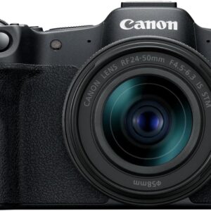 CANON EOS R8 Cámara Mirrorless + Objetivo RF 24-50 mm F4.5-6.3 IS STM, Cámara Evil Full Frame (24,2 MP) -6.5 EV, Vídeo 4K 60 fps, Dual Pixel CMOS AF II, Pantalla Táctil de Ángulo Variable, Negro