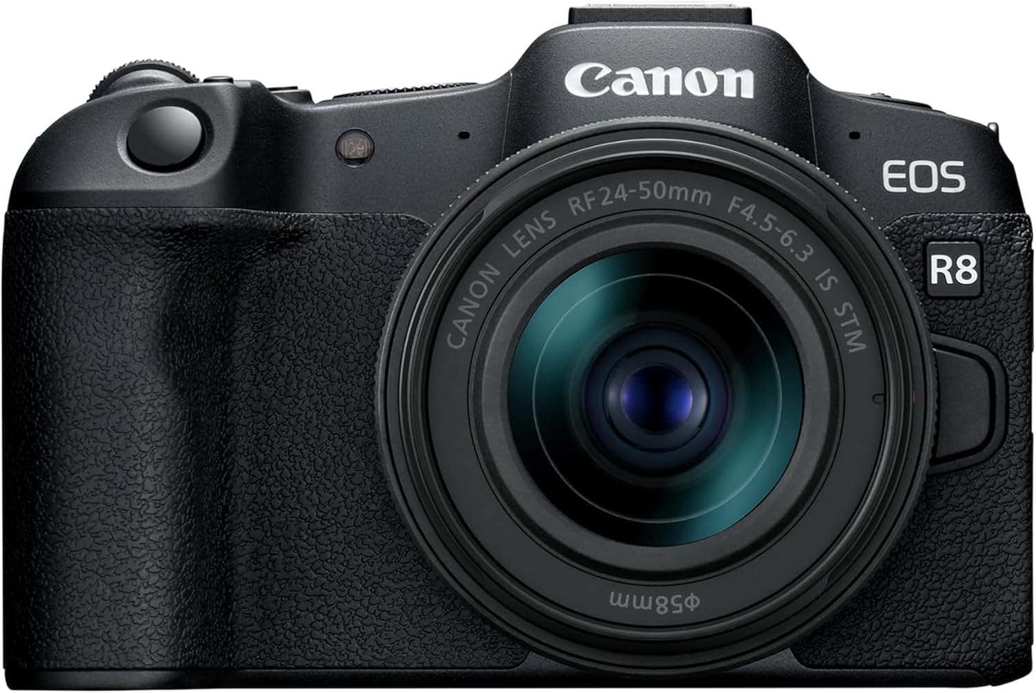 CANON EOS R8 Cámara Mirrorless + Objetivo RF 24-50 mm F4.5-6.3 IS STM, Cámara Evil Full Frame (24,2 MP) -6.5 EV, Vídeo 4K 60 fps, Dual Pixel CMOS AF II, Pantalla Táctil de Ángulo Variable, Negro - 1