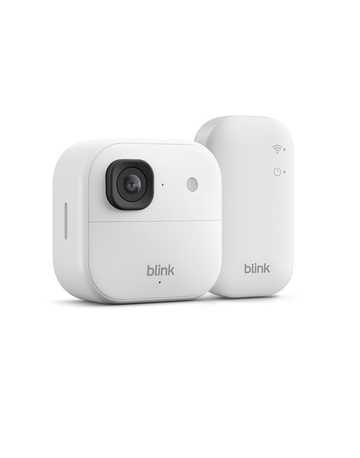 Cámara exterior 2K+ Blink (última generación) — cámara de seguridad inteligente inalámbrica, resolución de vídeo 2K, módulo de sincronización básico Incluido: sistema de 1 cámara, Blanco - 2