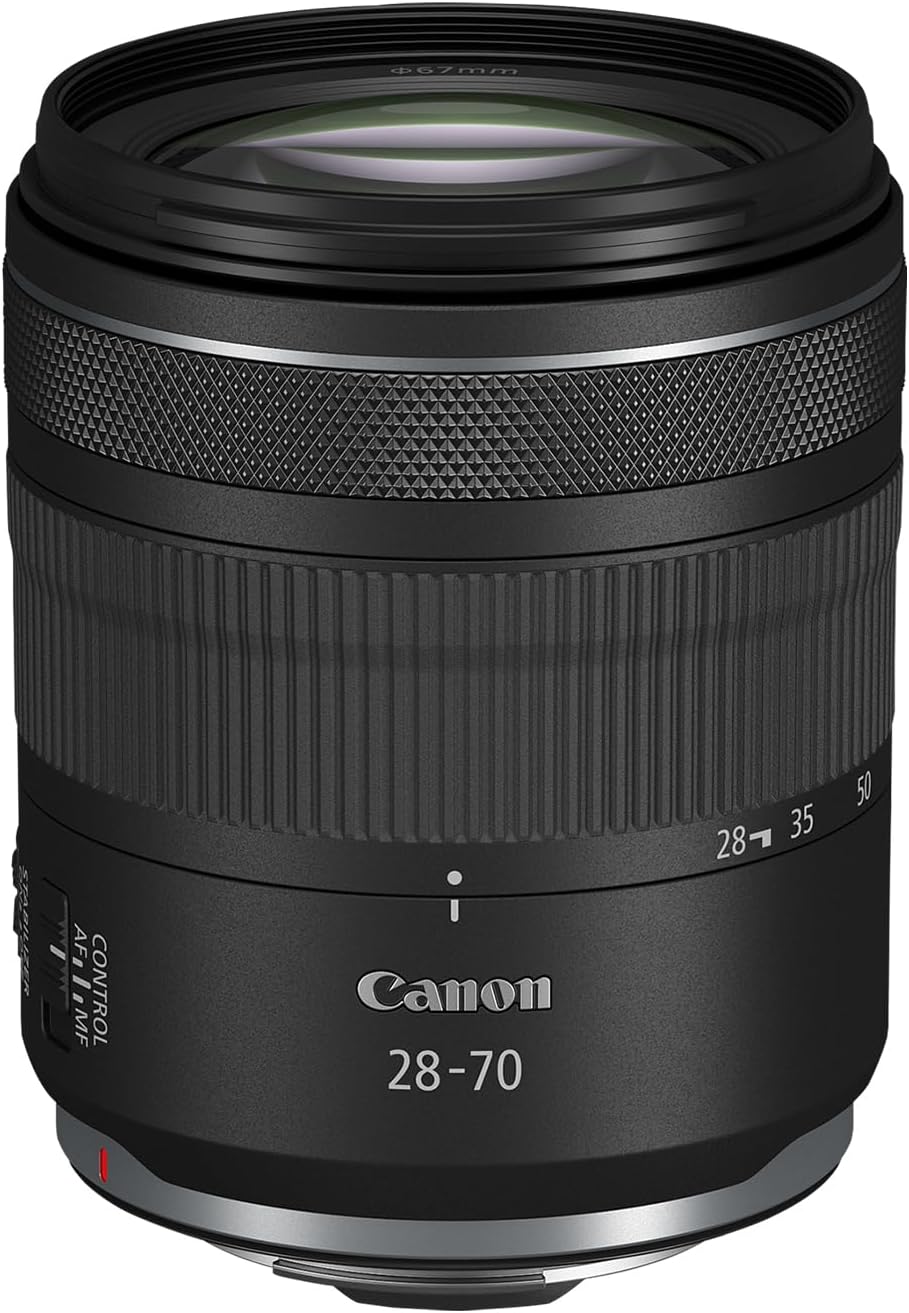 Canon Objetivo zoom estándar RF 28-70mm F2.8 IS STM para cámaras del sistema EOS R con estabilizador de imagen de 5,5 pasos sellado contra las inclemencias meteorológicas y un diseño compacto y ligero - 1