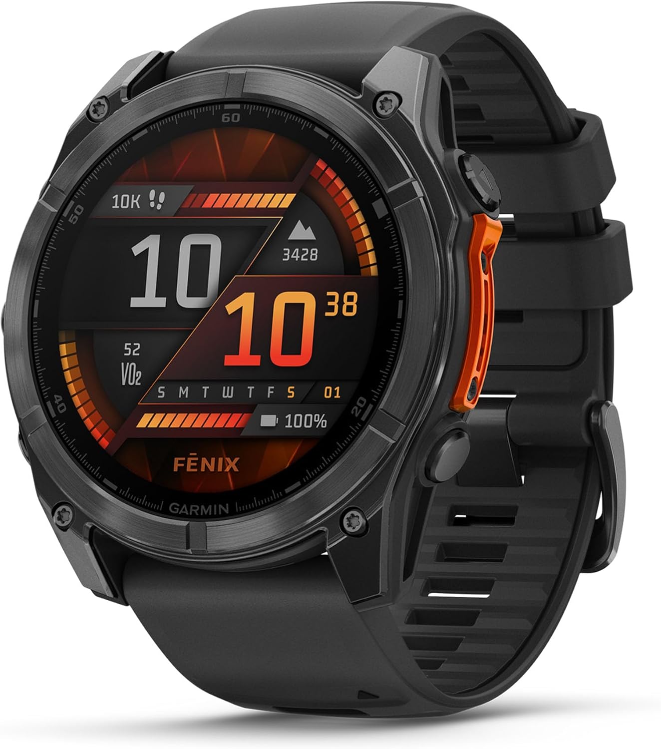 Garmin fēnix ​​8-51mm - Reloj de Alto Rendimiento GPS Multideporte con Pantalla táctil AMOLED, Linterna LED, Altavoz y micrófono Integrados, Mapas y hasta 29 días de autonomía, Negro - 1