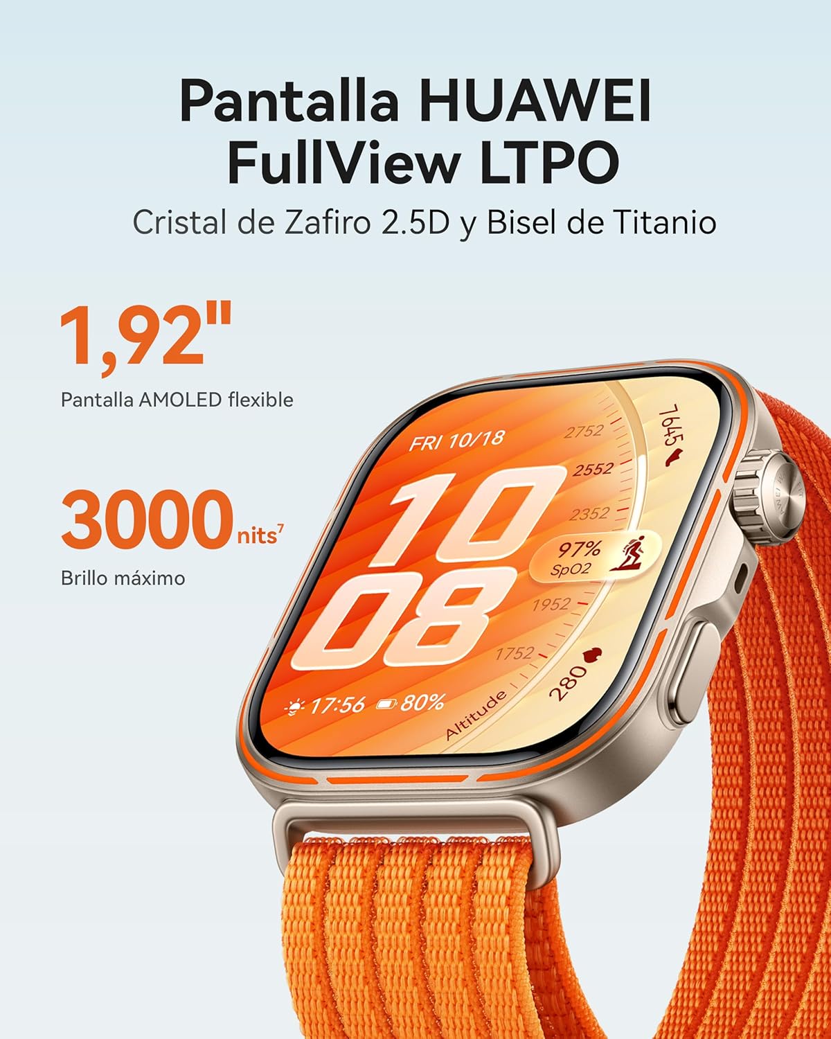 HUAWEI Watch FIT 5 Pro Smartwatch Blanco+FreeBuds SE 4 Beige, GPS, ECG, 1,92" Pantalla de Cristal de Zafiro, 3000 nits, Pago NFC,Deportes al Aire Libre,Monitorización de Salud,10 Días Autonomía, 5ATM - 3