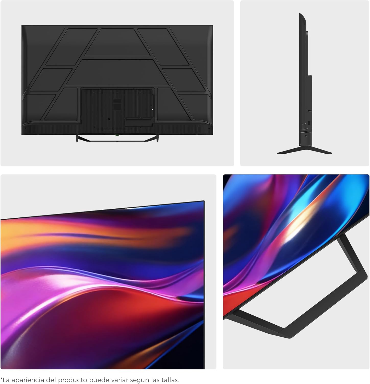 Haier QLED 4K UHD H50S81FUX - 50", Smart TV, Google TV, Dolby Audio, HDR 10, Smart Remote Control, Google Assistant, Bluetooth 5.1, 120Hz Gaming, USB 2.0, DBX TV, HDMI 2.1 x 4, Sin Marcos, 2025 - 3