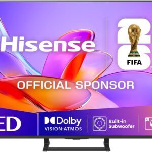 Hisense 50A7Q - QLED Smart TV 50 Pulgadas, Movimientos Suaves IA, Dolby Vision, Dolby Atmos, Subwoofer Integrado, Modo Juego Plus, Modo Deportes IA, Bluetooth & HDMI 2.1, Control por Voz Alexa