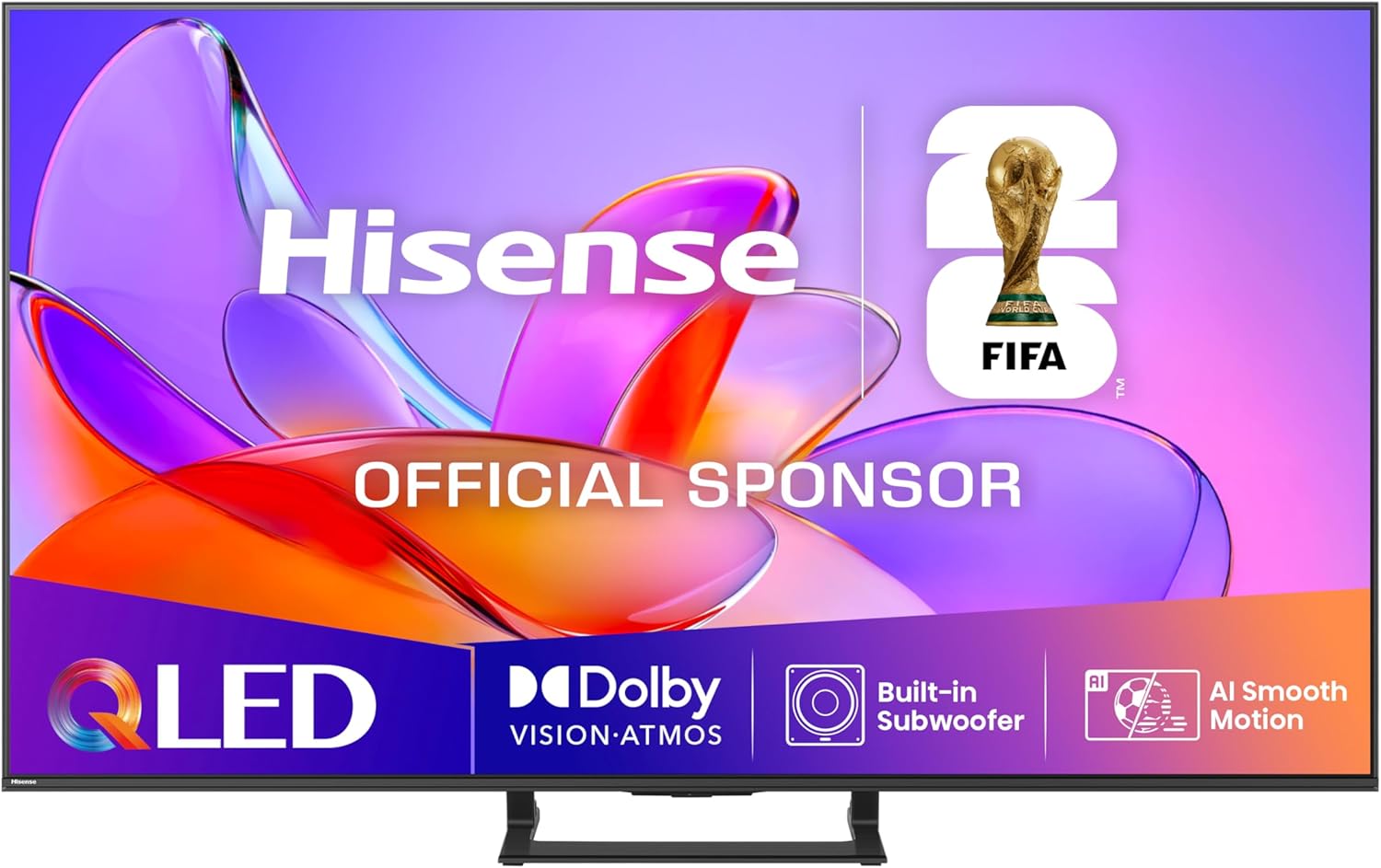 Hisense 50A7Q - QLED Smart TV 50 Pulgadas, Movimientos Suaves IA, Dolby Vision, Dolby Atmos, Subwoofer Integrado, Modo Juego Plus, Modo Deportes IA, Bluetooth & HDMI 2.1, Control por Voz Alexa - 1