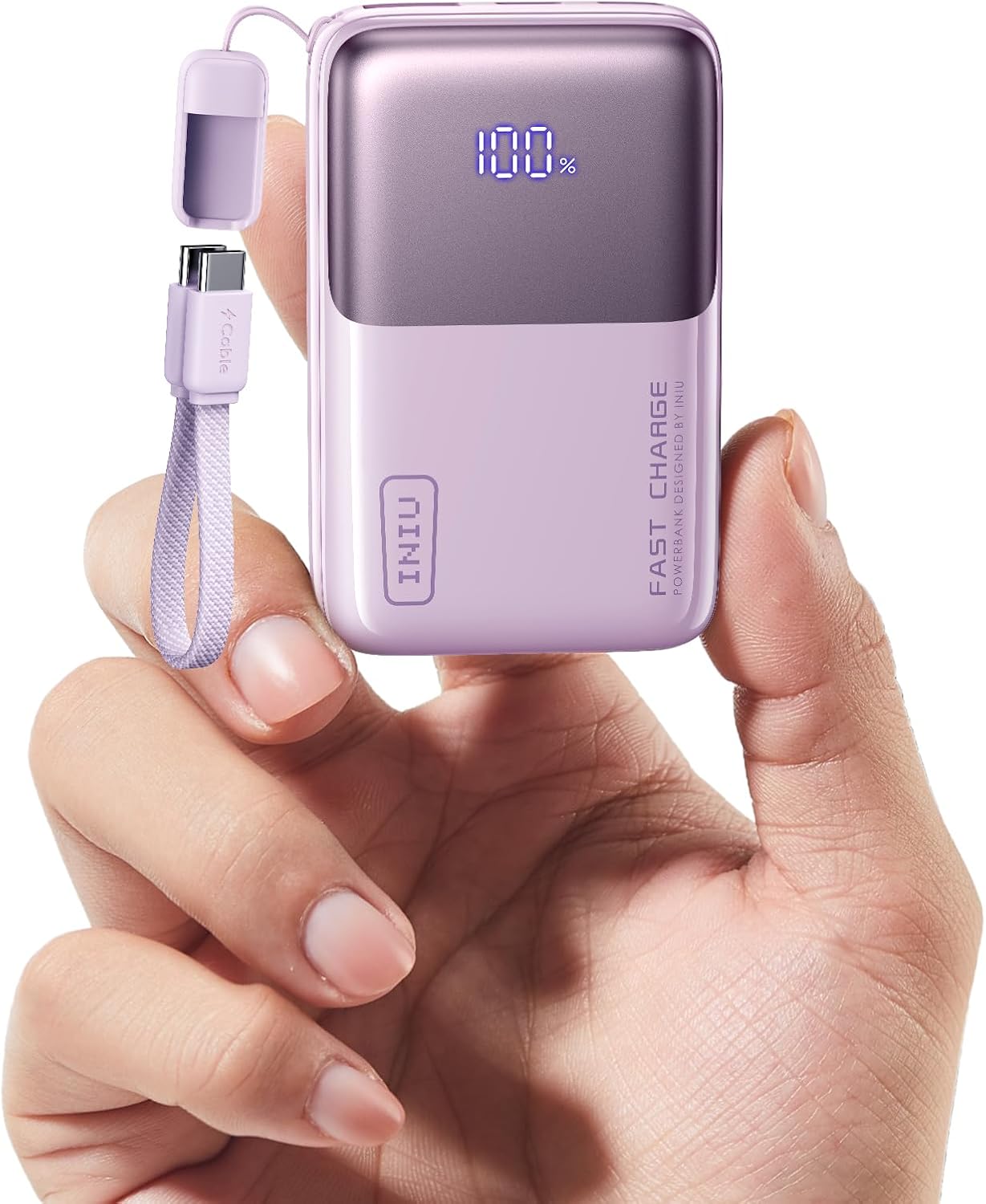 INIU Mini Power Bank, 45W 10000mAh Bateria Externa, PD3.0 QC4.0 Carga Rápida USB C Input & Output Bateria Portatil para iPhone 17 16 15 14 13 12 Pro, Samsung S22 S21 S20,iPad, Airpods etc - 1