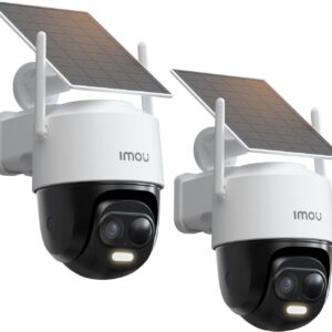Imou Cell PT 2C (2Pack) - Cámara Vigilancia WiFi 3K Exterior Solar, Cámara Sin Cable de Batería Duración de 365 Días, Visión Nocturna en Color, Seguimiento Inteligente, Detección de Humana/Vehículo