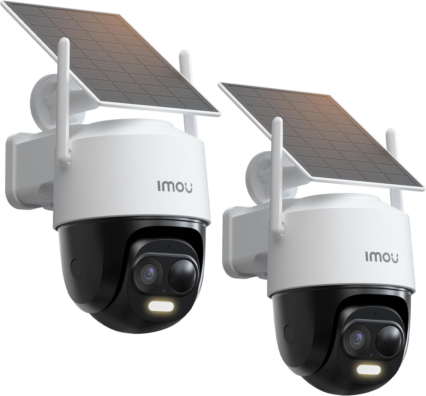 Imou Cell PT 2C (2Pack) - Cámara Vigilancia WiFi 3K Exterior Solar, Cámara Sin Cable de Batería Duración de 365 Días, Visión Nocturna en Color, Seguimiento Inteligente, Detección de Humana/Vehículo - 1