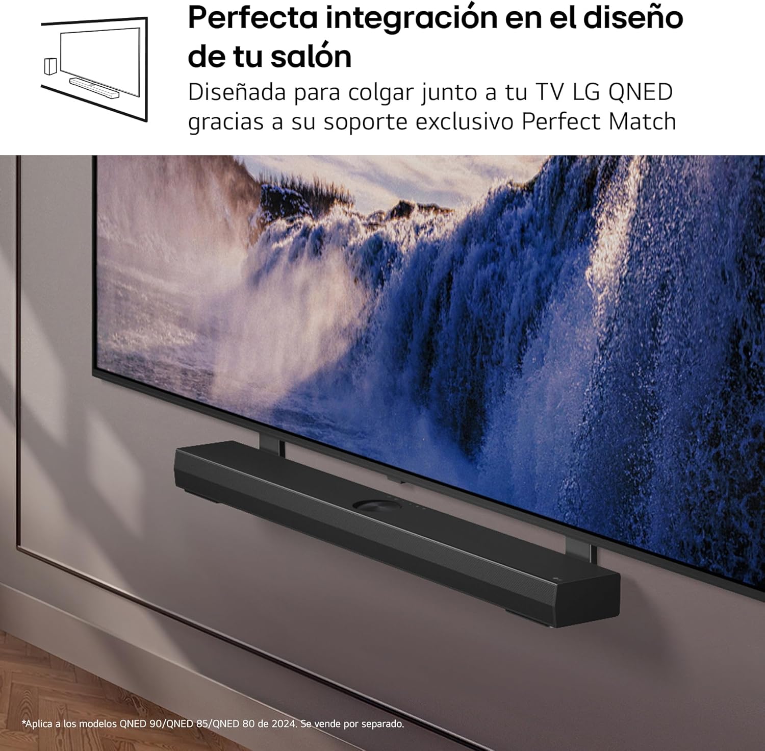 LG S70TR - Barra de Sonido Inteligente, 500W Potencia y 5.1.1 Canales, Altavoces Dobles Traseros Inalámbricos, Sonido Envolvente Dolby Atmos y DTS:X, Hi-Res 24bits/96kHz - 3