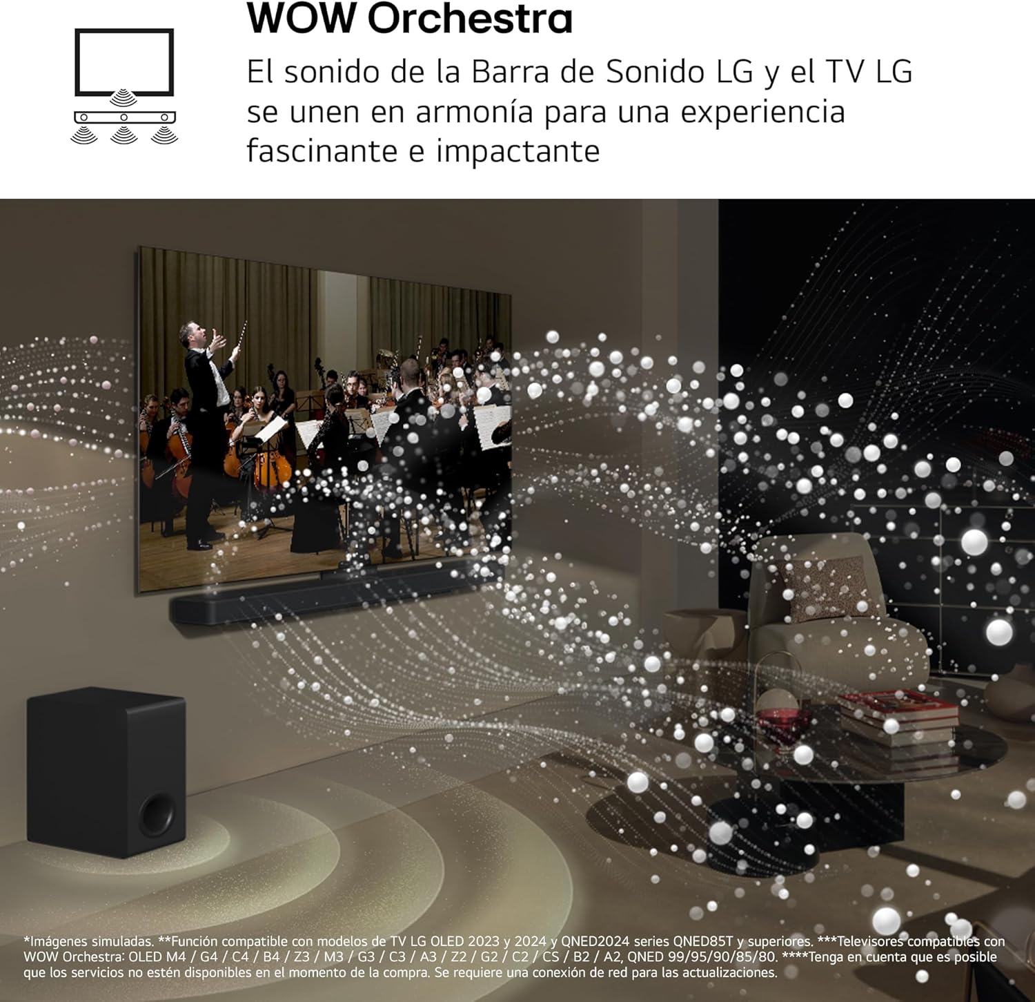 LG S70TR - Barra de Sonido Inteligente, 500W Potencia y 5.1.1 Canales, Altavoces Dobles Traseros Inalámbricos, Sonido Envolvente Dolby Atmos y DTS:X, Hi-Res 24bits/96kHz - 5