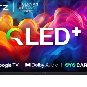 Metz TV 40 Pulgadas Smart TV, 40MQF7000Z, QLED, Smart TV 40 Pulgadas, HDR10, Dolby Audio, Bluetooth 5.1, Negro (DVB-T/T2/S/S2/C ATV, Ci+) 2025